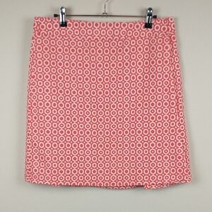 Ripskirt Hawaii Skirt Medium Length 2 Coral Geometric Mini Wrap Coverup Beach